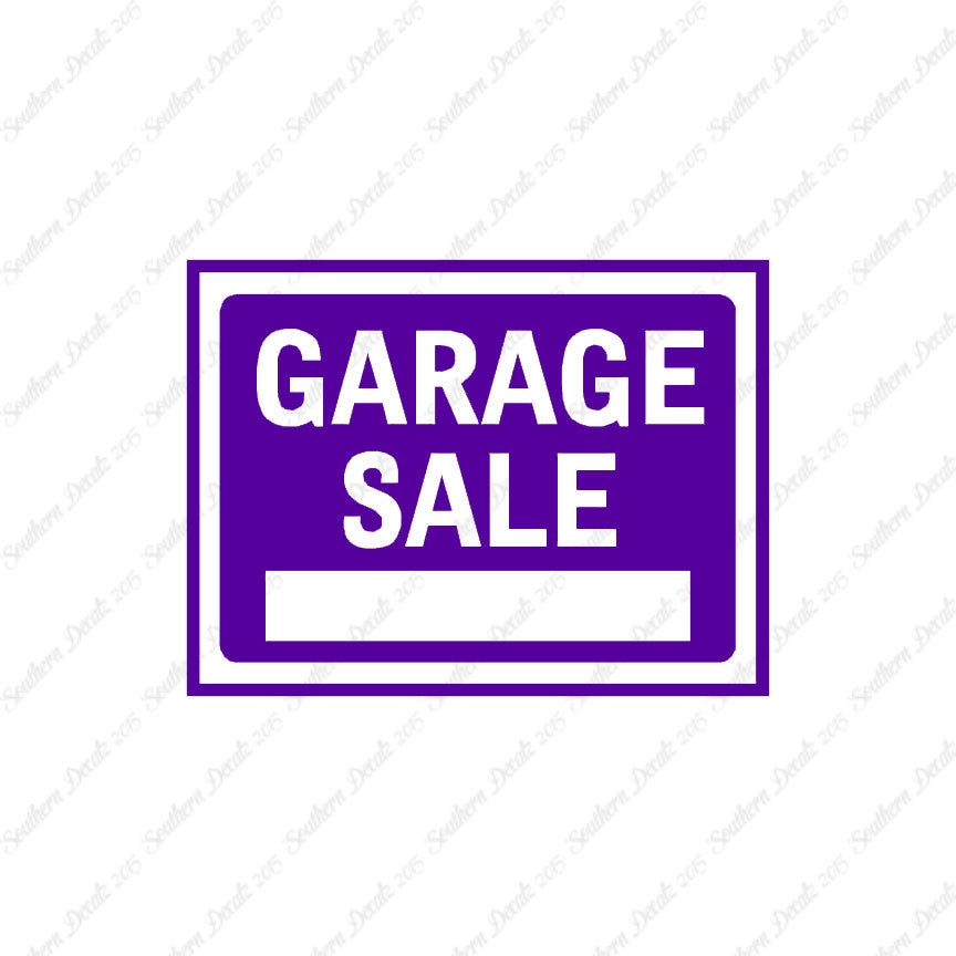 GarageSale Business Sign