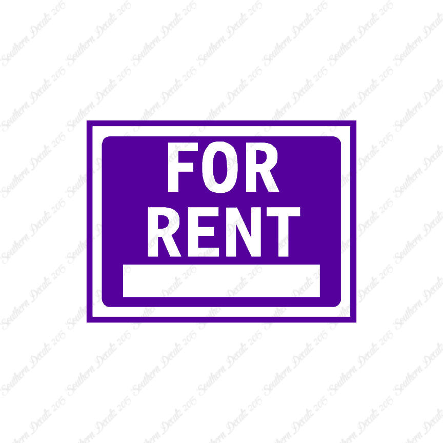 For Rent Business Sign