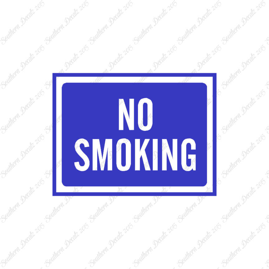 No Smoking Business Sign