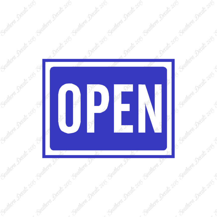 Open Business Sign