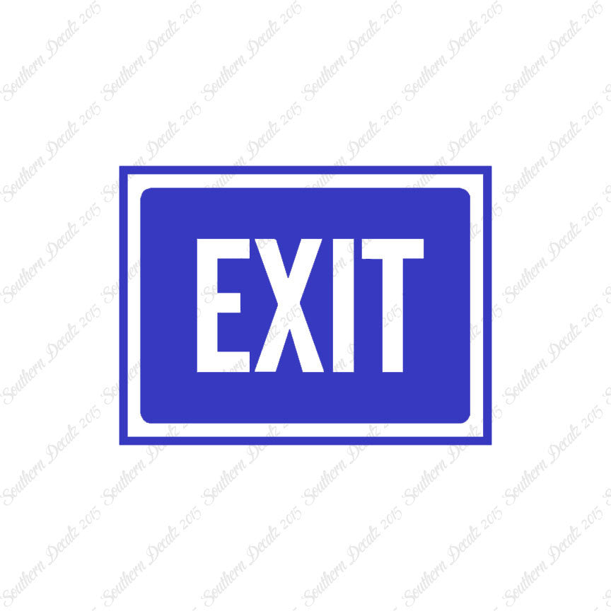 Exit Business Sign