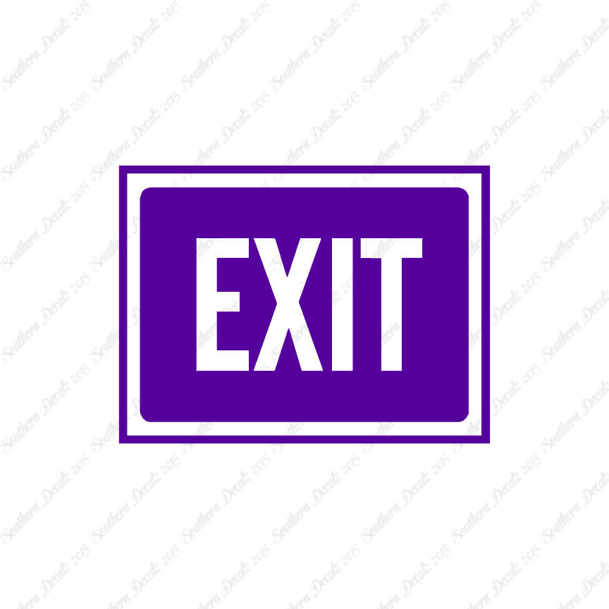 Exit Business Sign