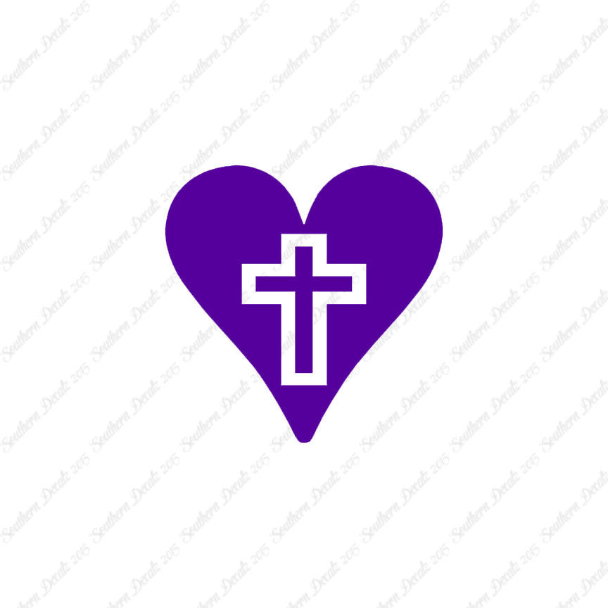 Heart With Middle Cross