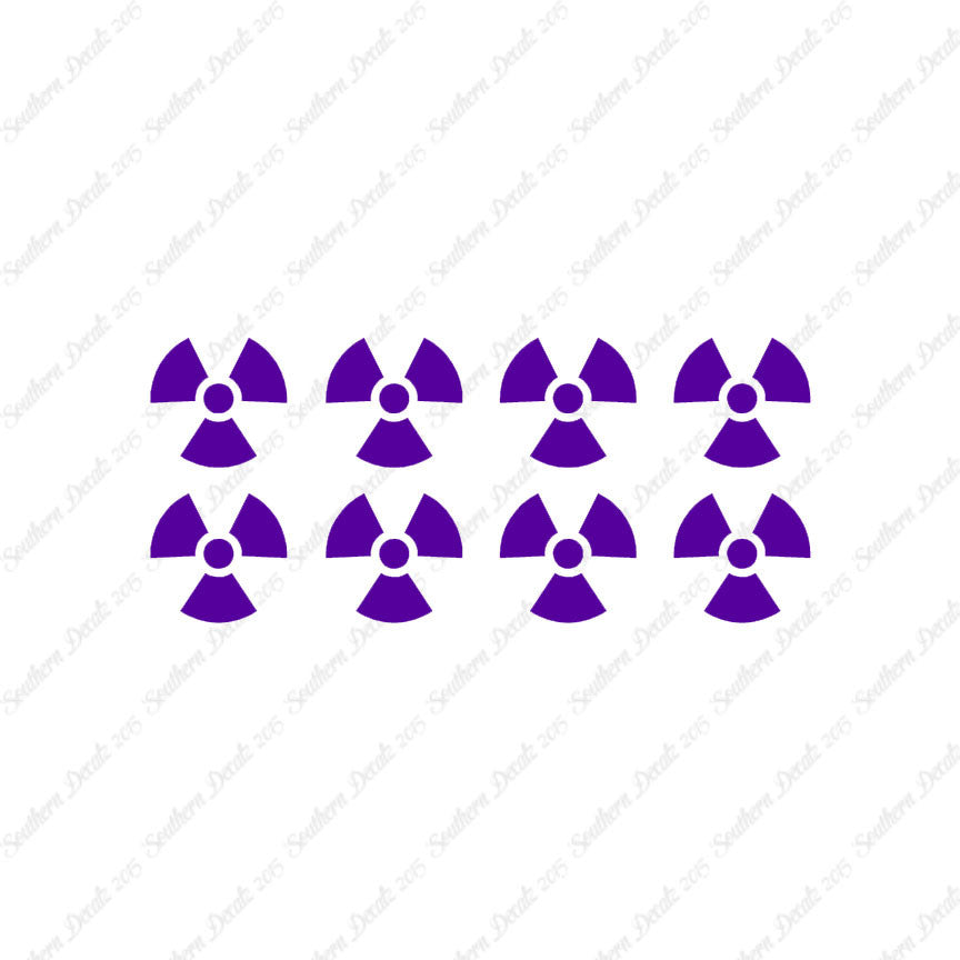 Eight Radioactive Symbols