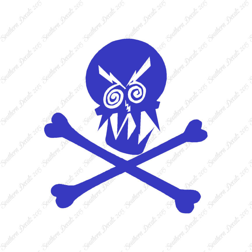 Angry Skull Crossbones