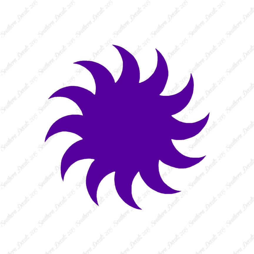 Spiral Sun Saw Blade