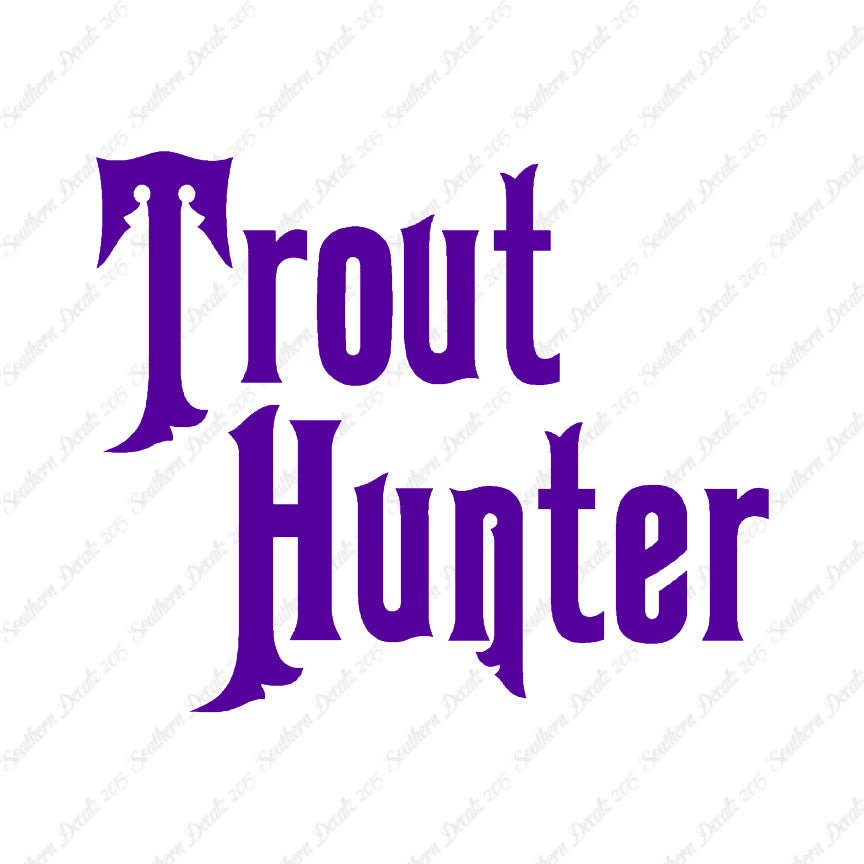Trout Hunter Fishing Fish