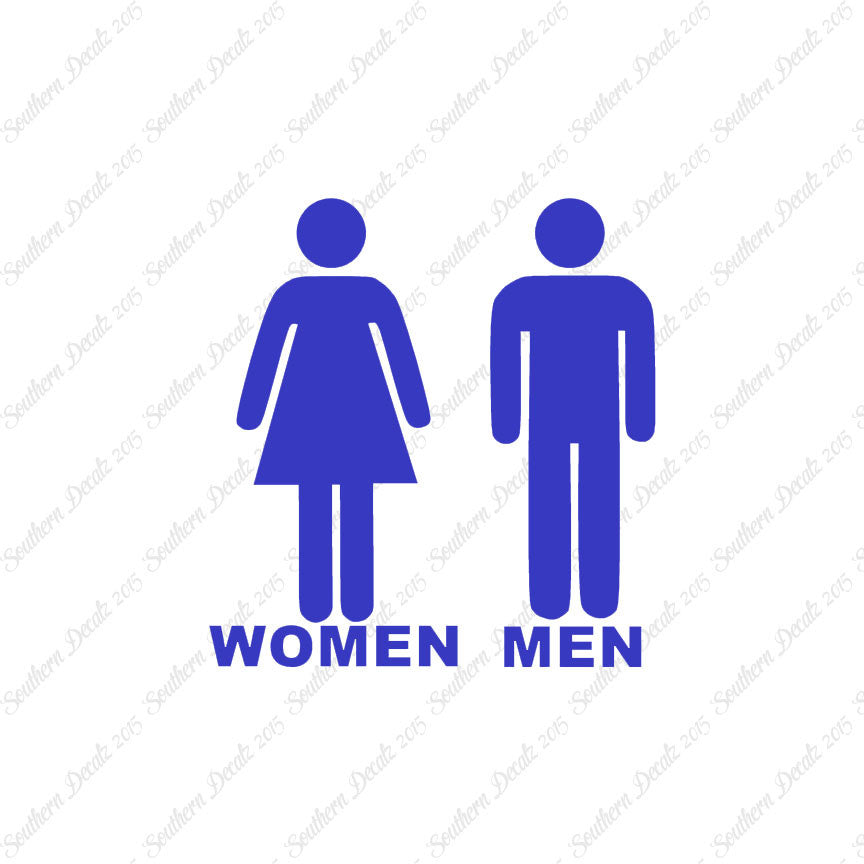 Washroom Symbols Women Men