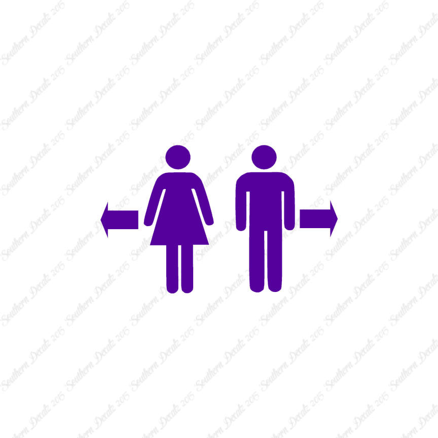 Washroom Symbol Men Women