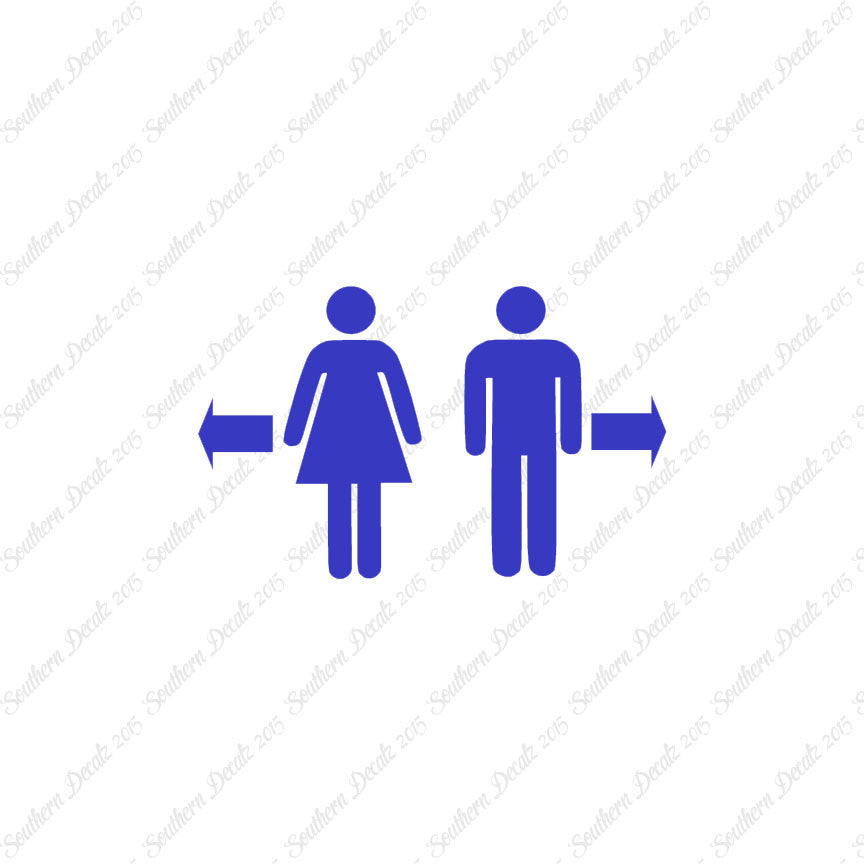 Washroom Symbol Men Women