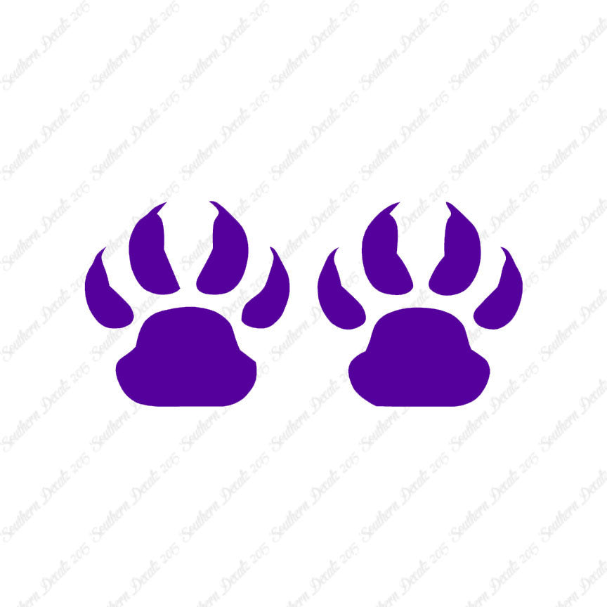 Wolf Dog Paw Prints
