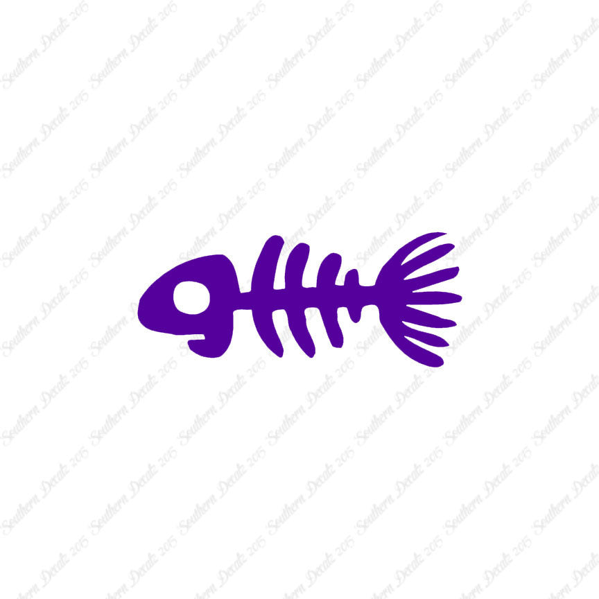 Dead Fish Bones Skeleton