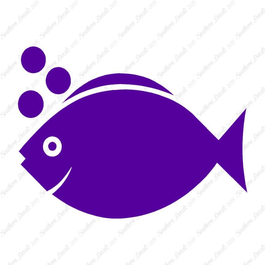 Fish Bubbles Cute
