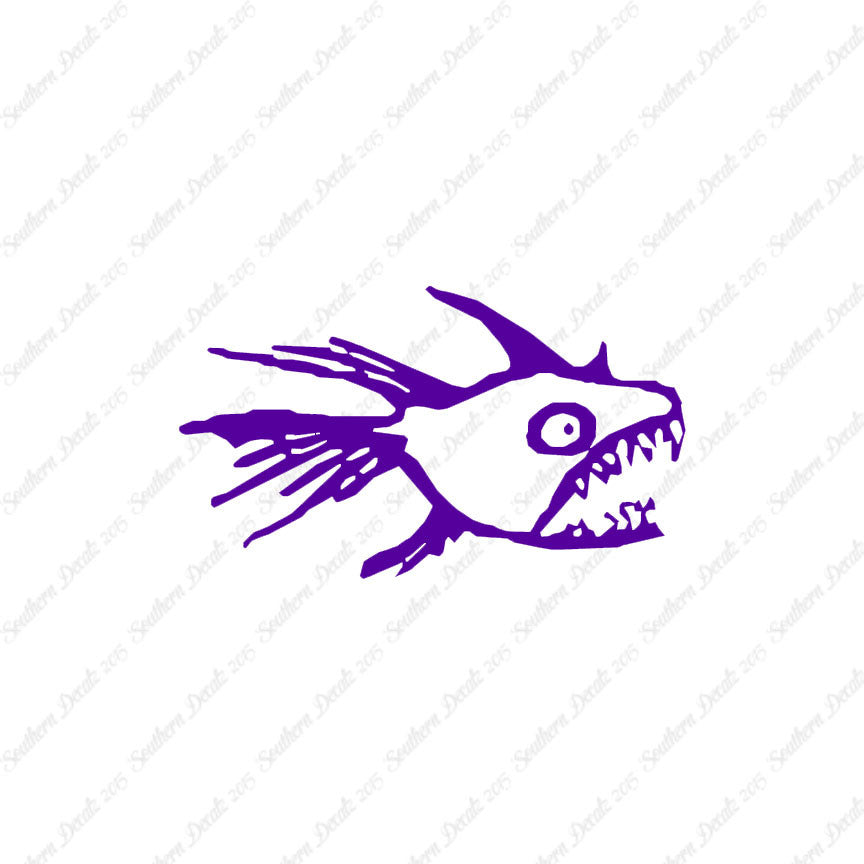 Piranha Fish Art