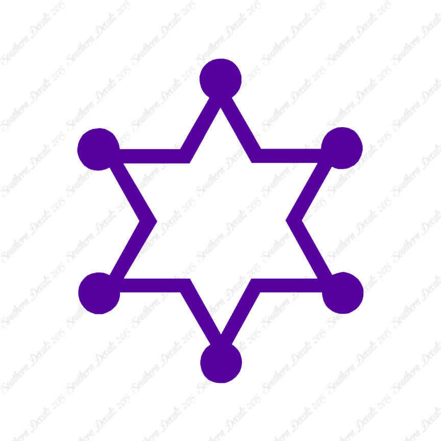 Sheriff Badge Star
