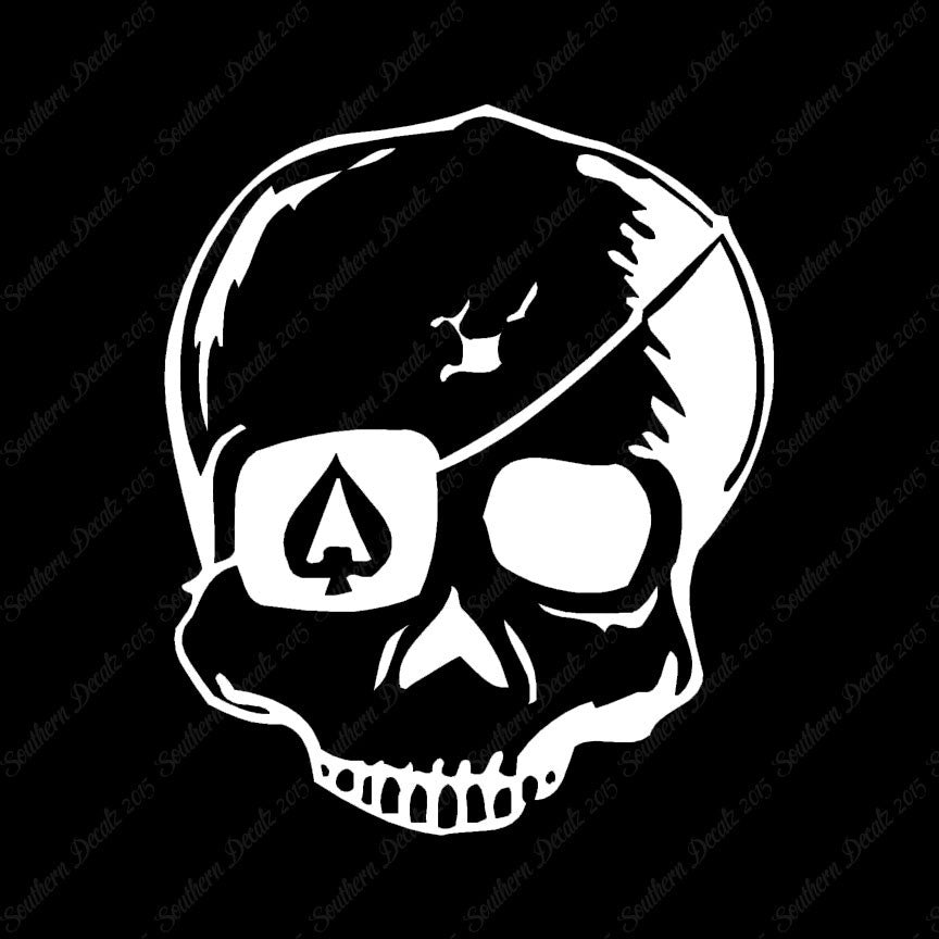Skull Spade Pirate