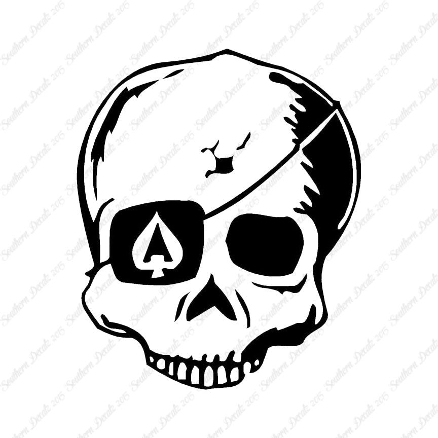 Skull Spade Pirate