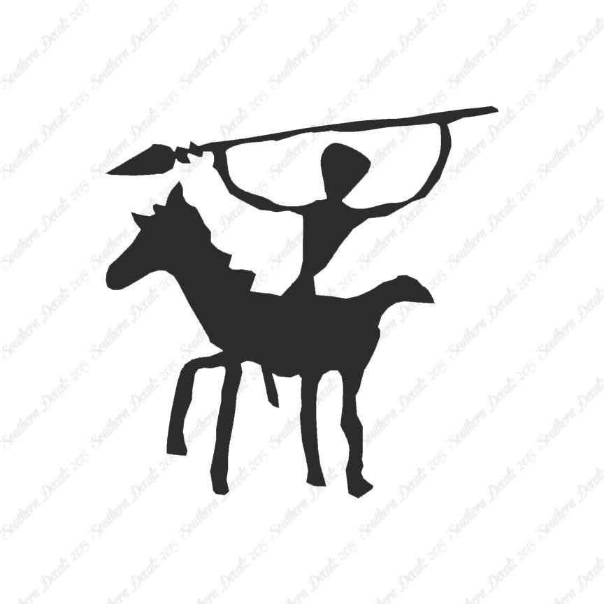 Cave Painting Spear Hunter