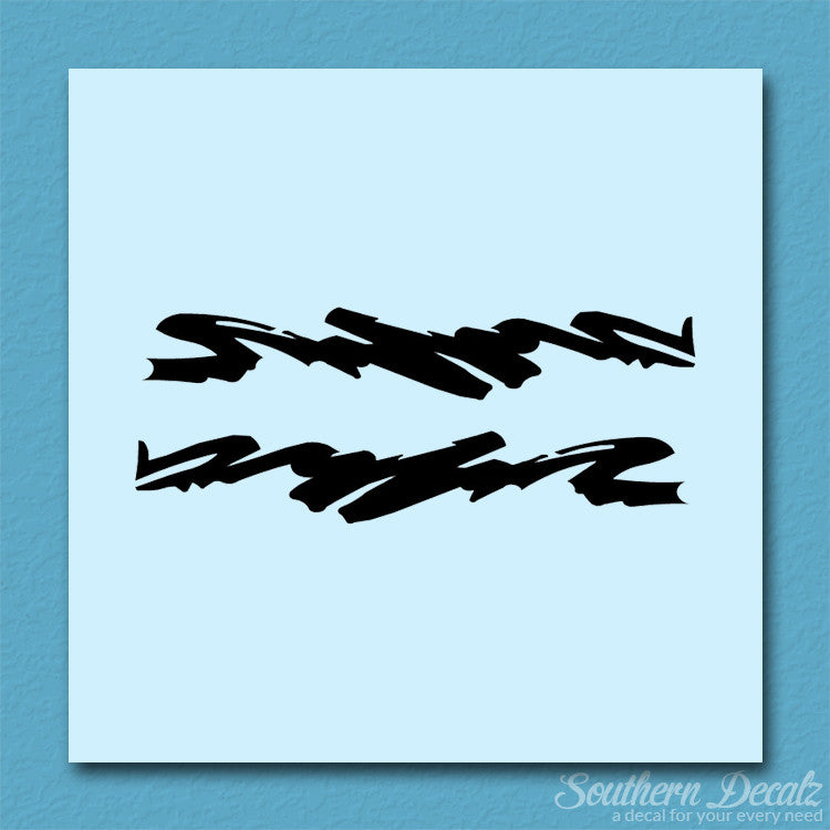 Pair Of Squiggles Art Splash