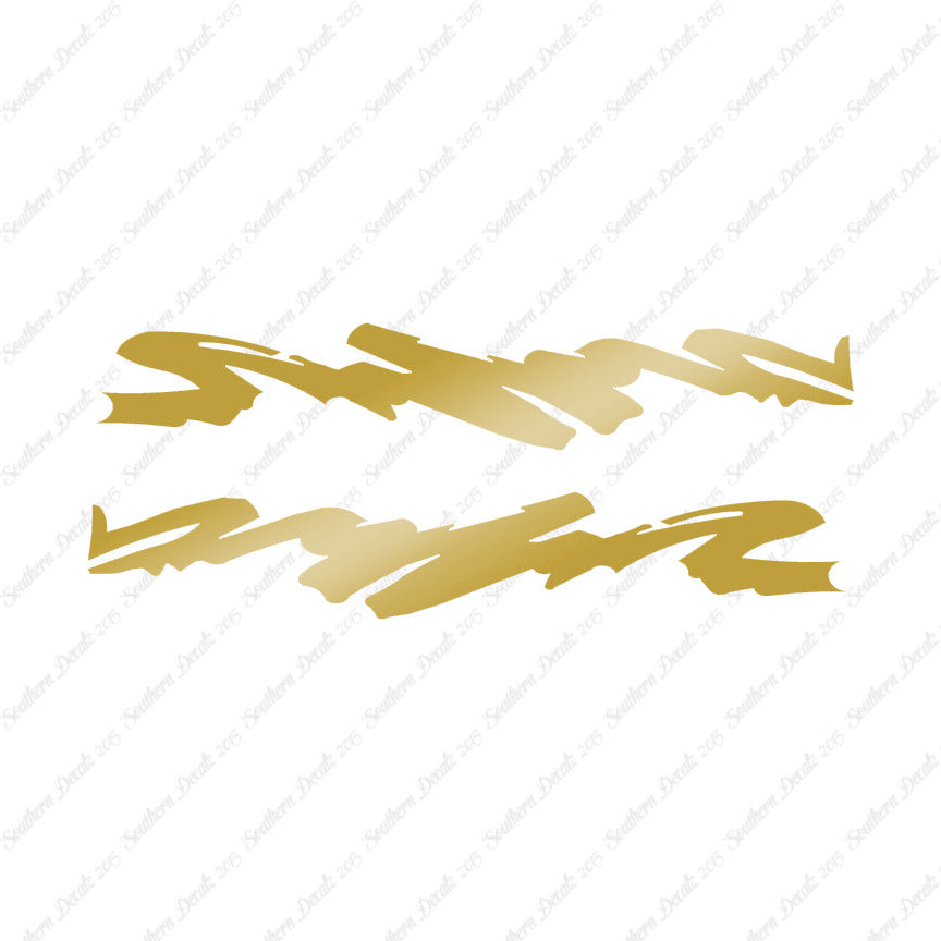 Pair Of Squiggles Art Splash