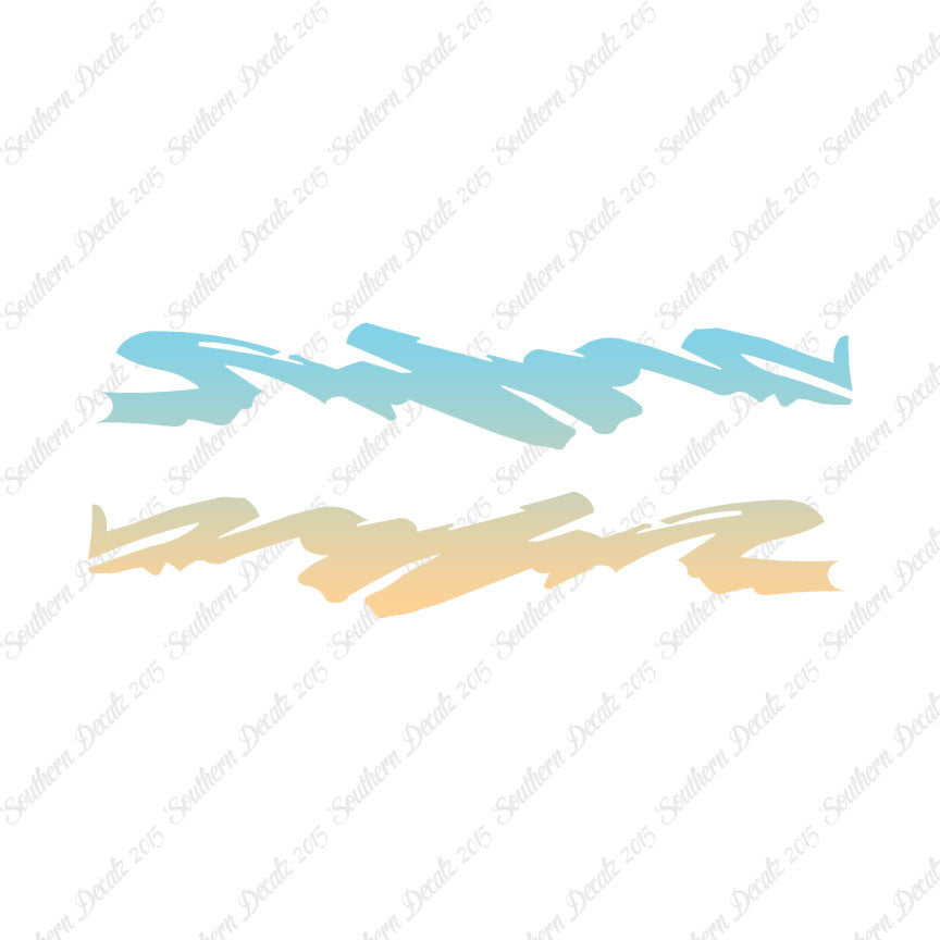 Pair Of Squiggles Art Splash