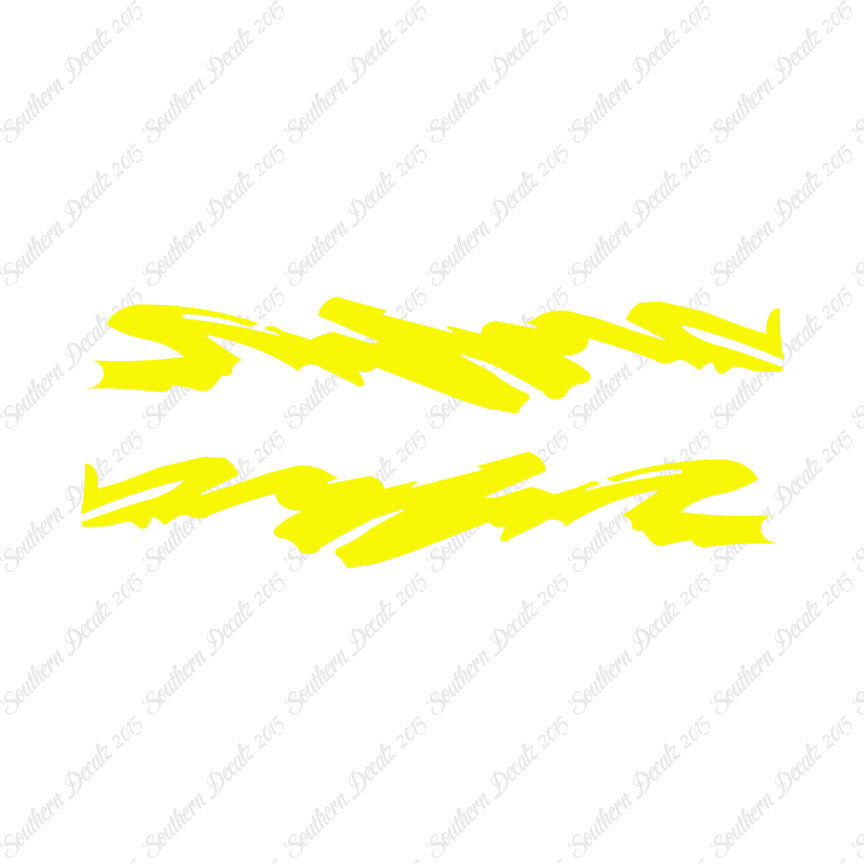 Pair Of Squiggles Art Splash