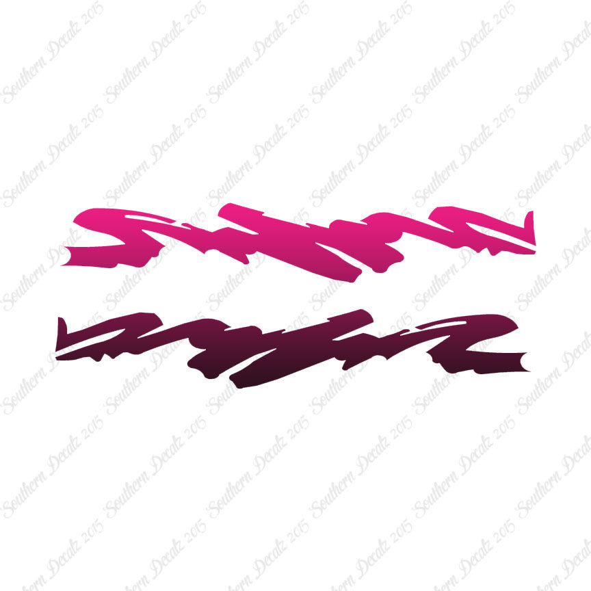 Pair Of Squiggles Art Splash