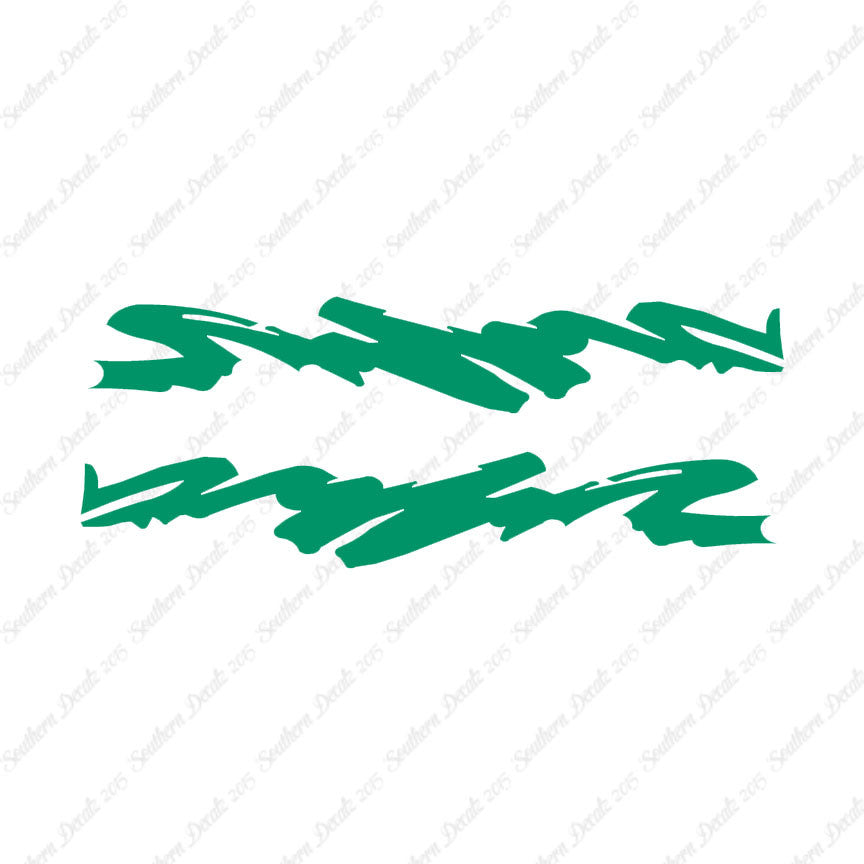 Pair Of Squiggles Art Splash