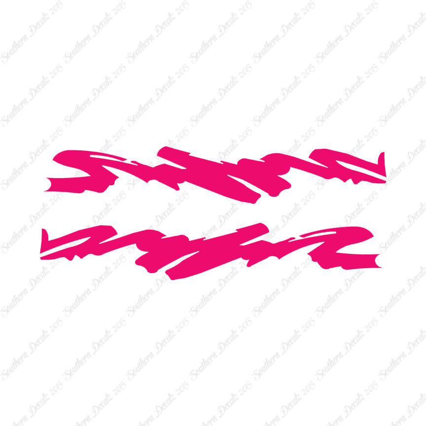Pair Of Squiggles Art Splash