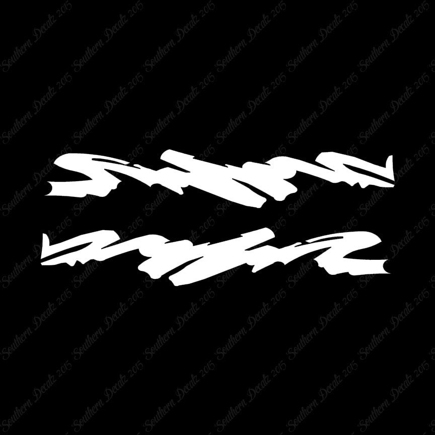 Pair Of Squiggles Art Splash