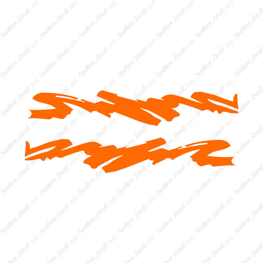 Pair Of Squiggles Art Splash