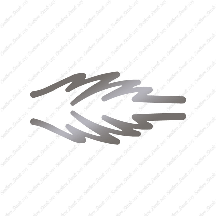 Pair Of Stripes Squiggles Splash