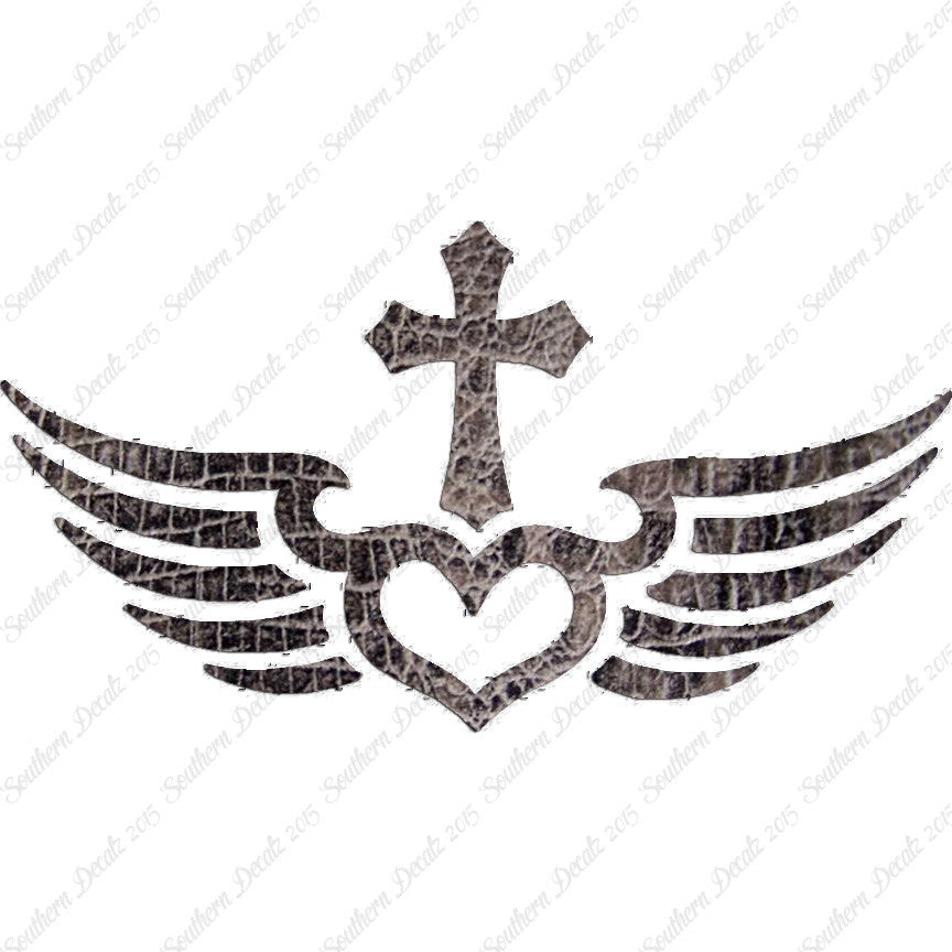Winged Heart Cross