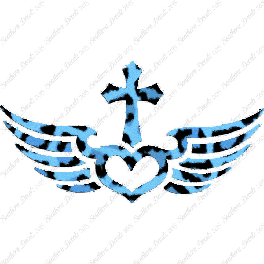 Winged Heart Cross