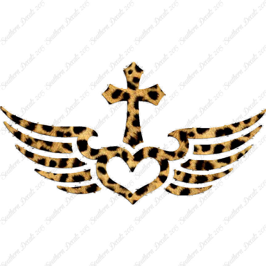 Winged Heart Cross