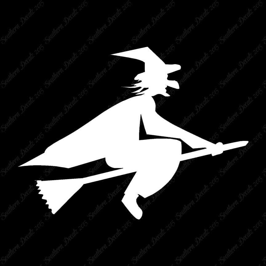 Witch Flying Broomstick