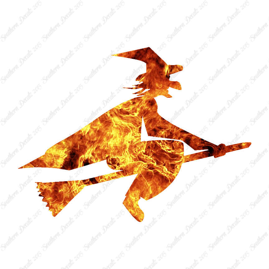 Witch Flying Broomstick