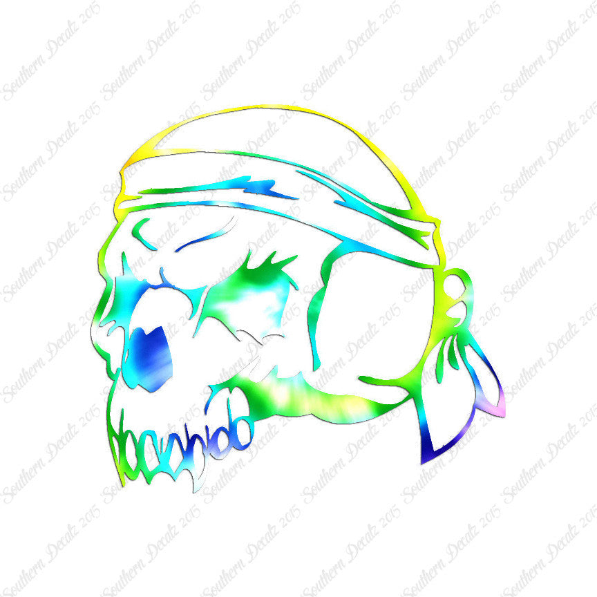 Doo Rag Skull Biker