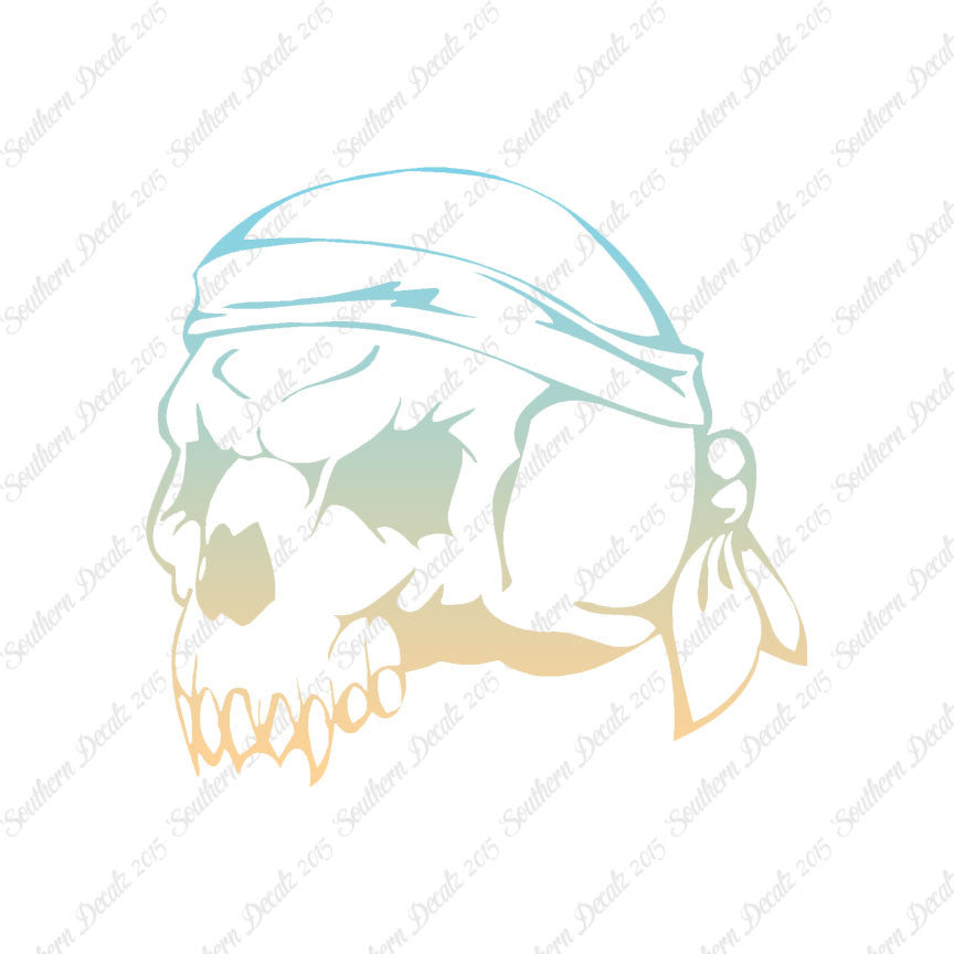 Doo Rag Skull Biker