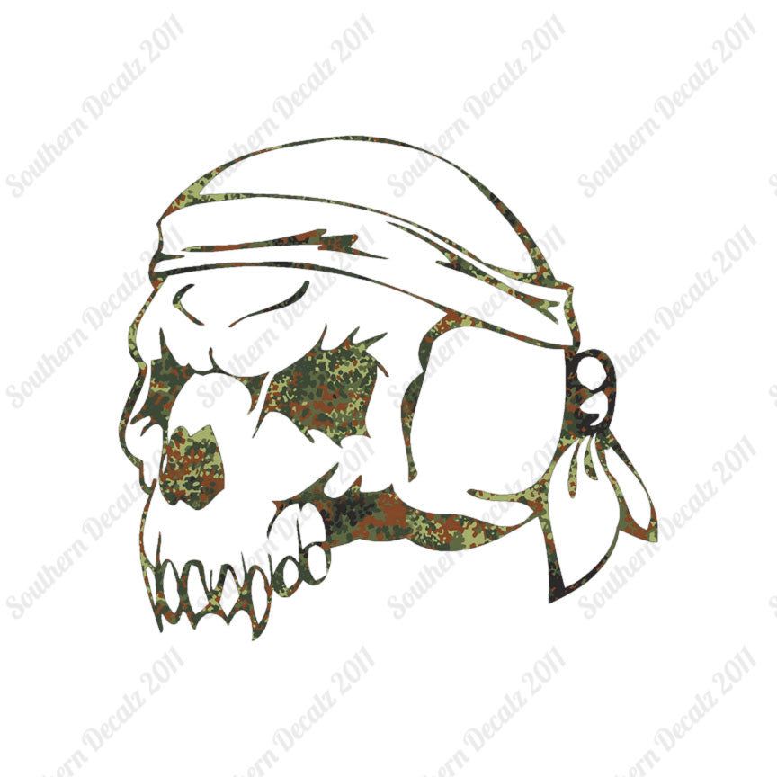 Doo Rag Skull Biker