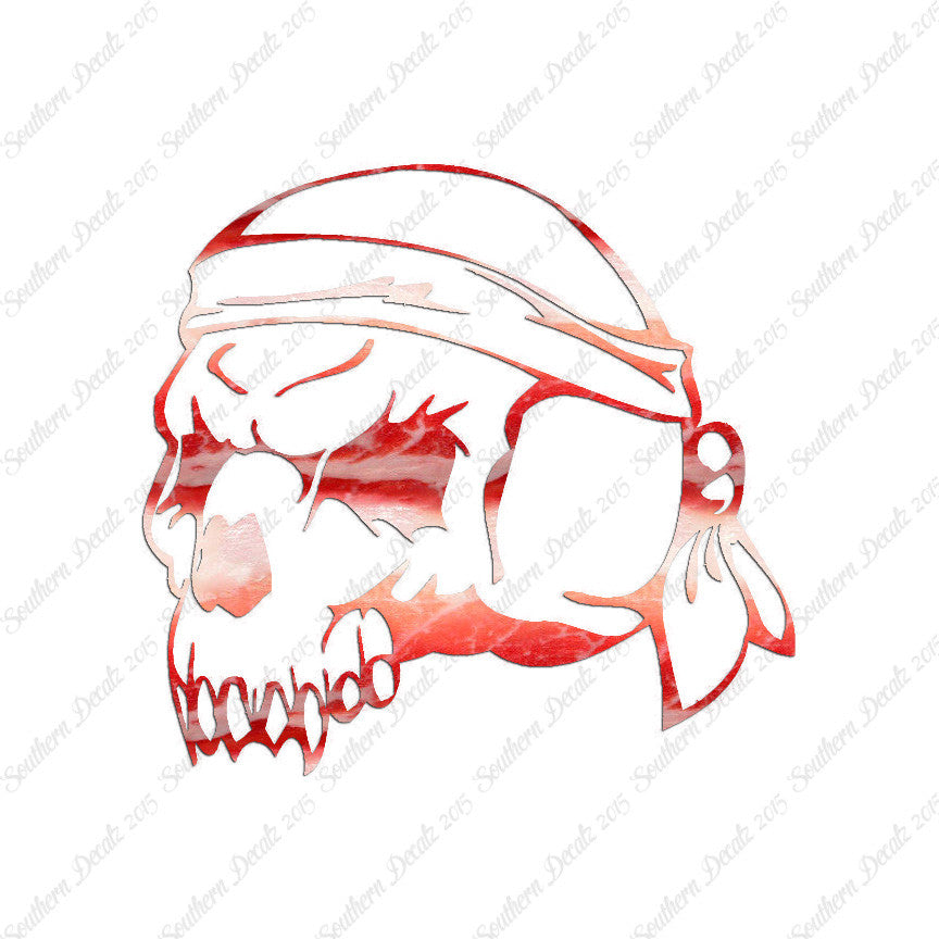 Doo Rag Skull Biker