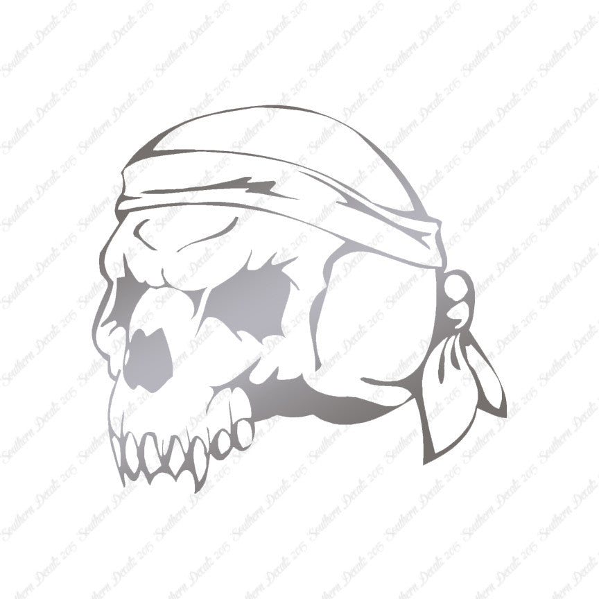 Doo Rag Skull Biker