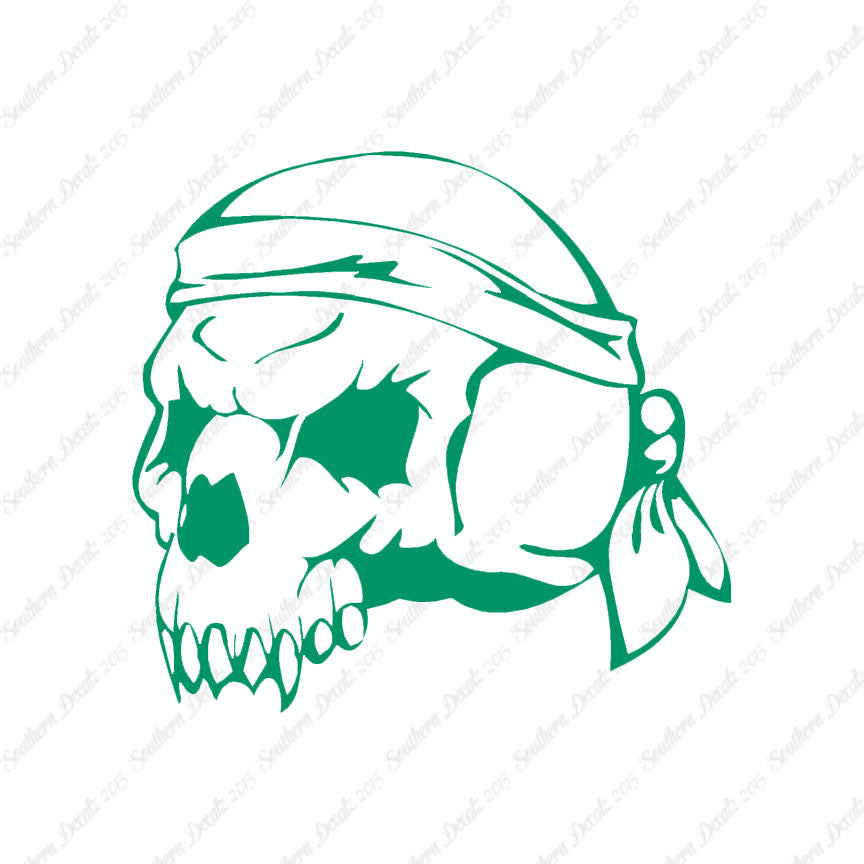 Doo Rag Skull Biker