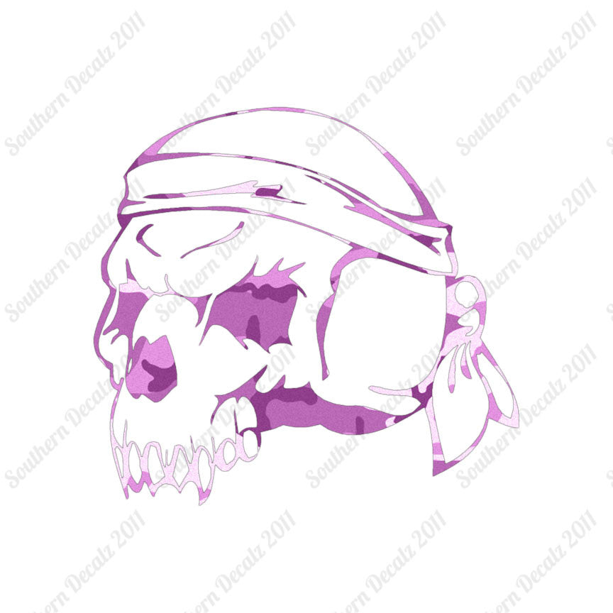 Doo Rag Skull Biker