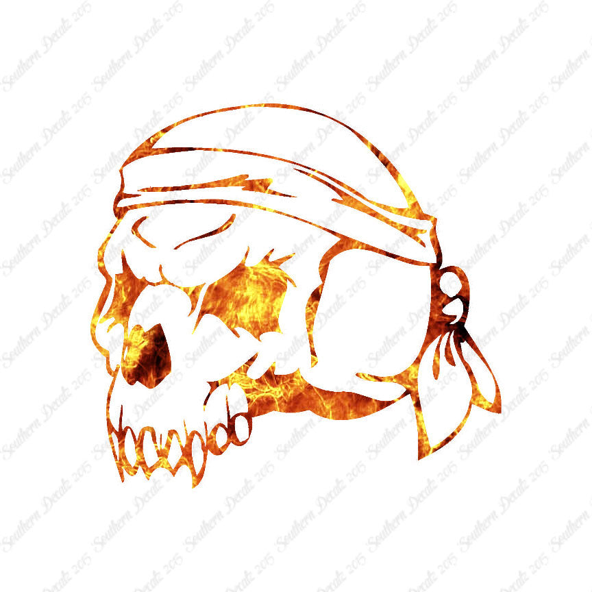 Doo Rag Skull Biker
