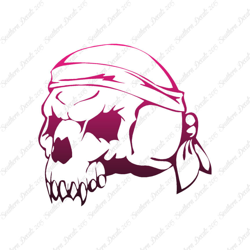 Doo Rag Skull Biker