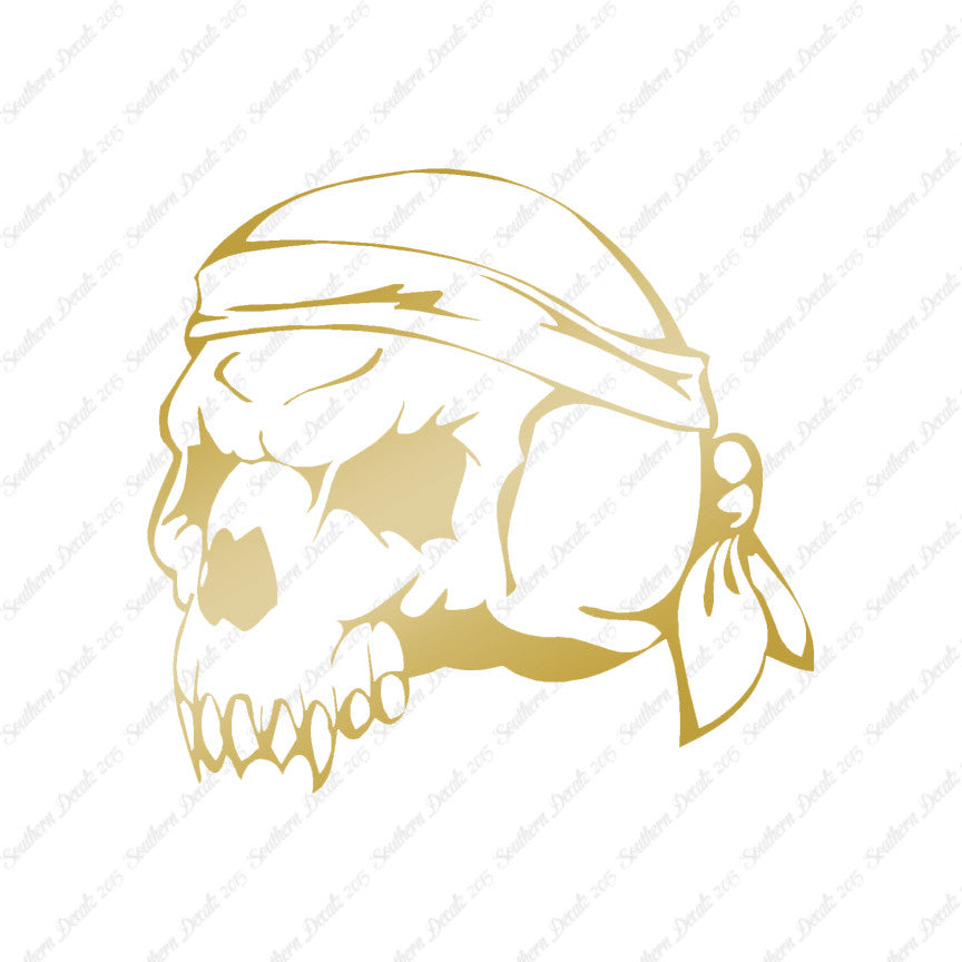 Doo Rag Skull Biker