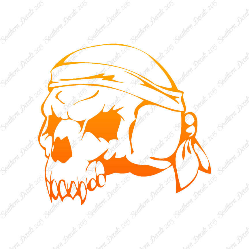 Doo Rag Skull Biker