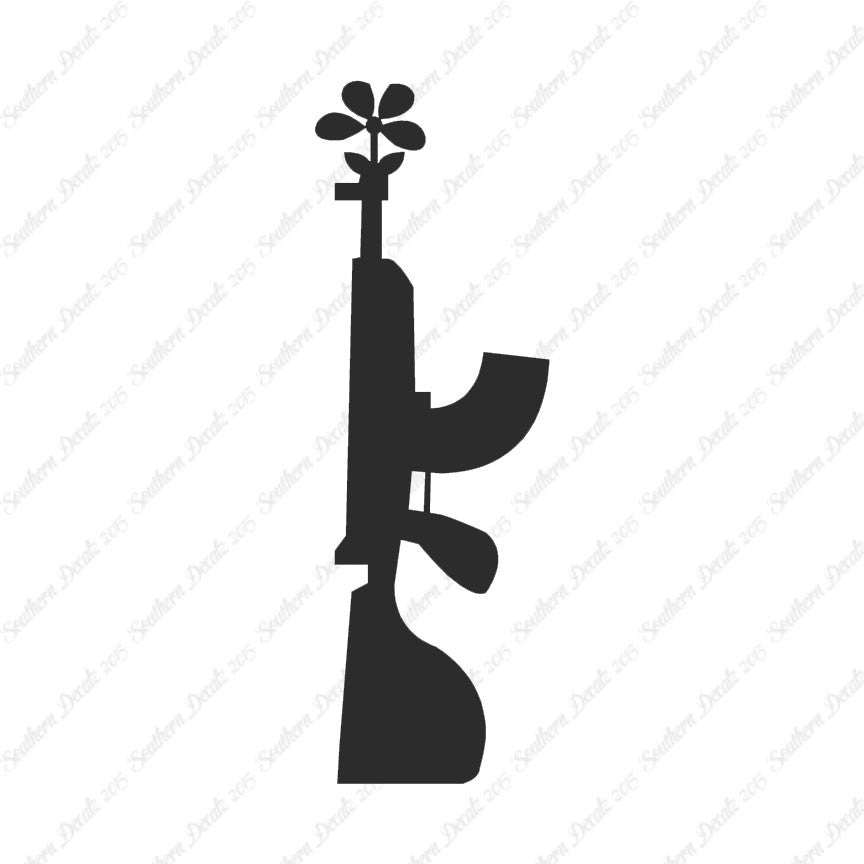 Flower Gun Rifle Peace