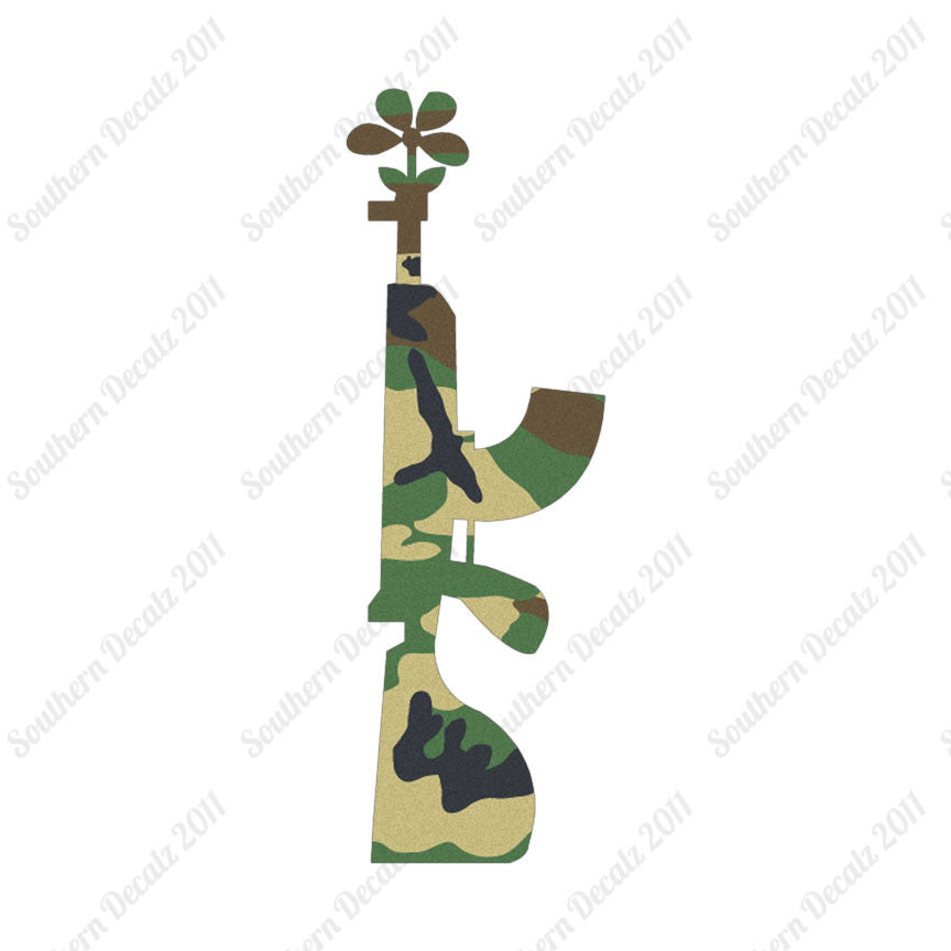 Flower Gun Rifle Peace